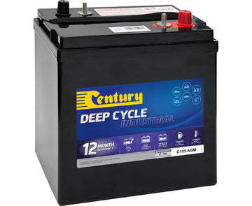 Century C105 AGM Deep Cycle Battery 6v 225Ah