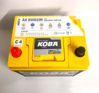 KOBA 55D23RAGM  Hybrid Car Battery