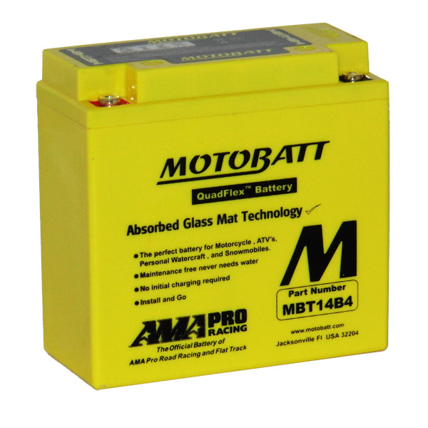 Motobatt Motorbike Battery MBT14B4