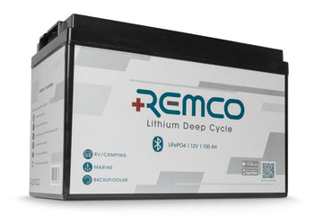 Remco 12V 100Ah Lithium Deep Cycle Battery