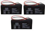 Batteryworx Kontiki battery 12v 9.0Ah with leads x 3