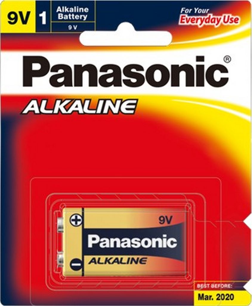 Panasonic 6LR61 9V Alkaline Battery